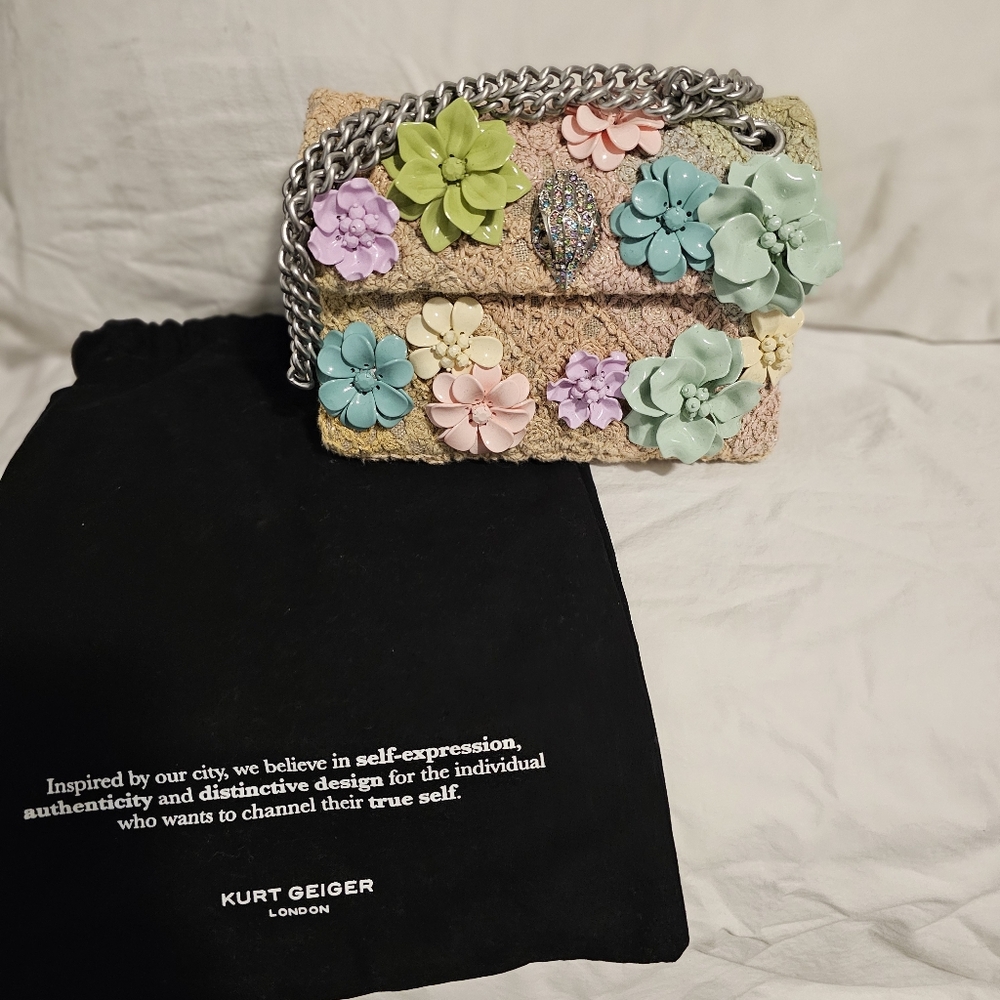 Kurt Geiger London Women's Mini Kensington Flowers Crossbody Bag